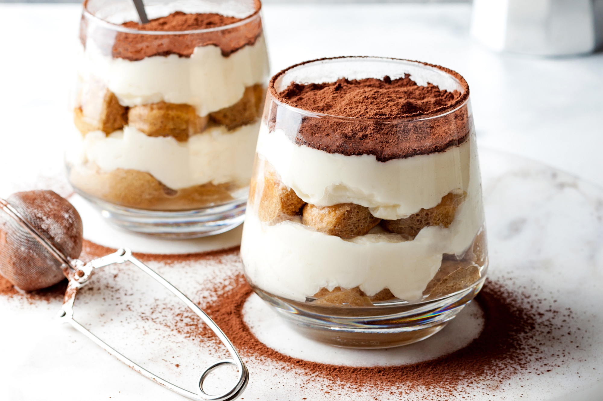 Traditionele Italiaanse tiramisu